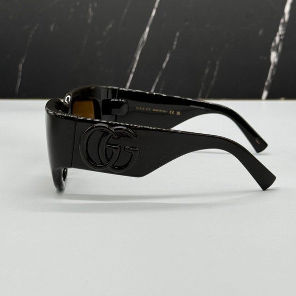NEW GG1545S 002 GUCCI BROWN OVERSIZED WOMEN GUCCI SUNGLASSES